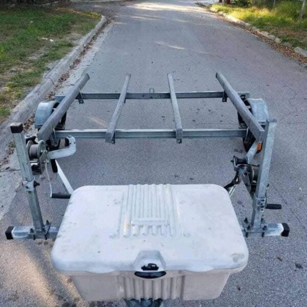 Dual tandem performance jet ski trailer- tittled